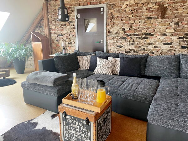 Stalltür im Wohnzimmer