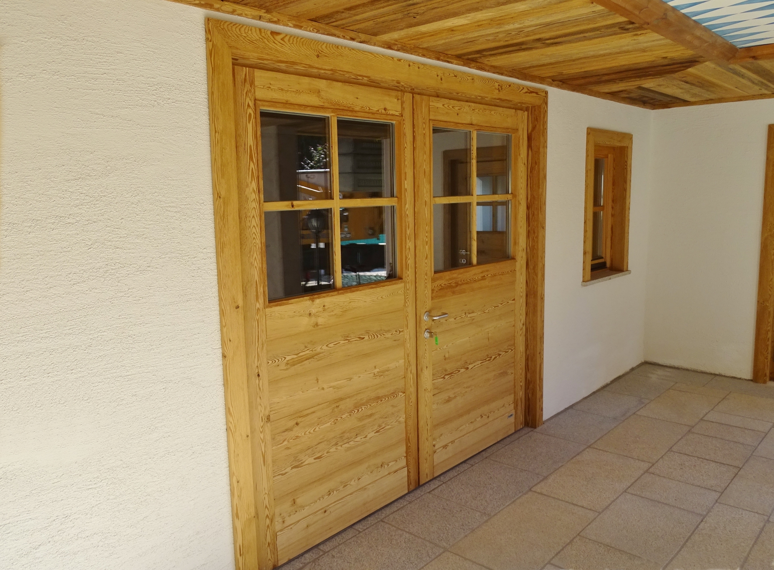 Portal - Eingangstor in Antikholz-Optik