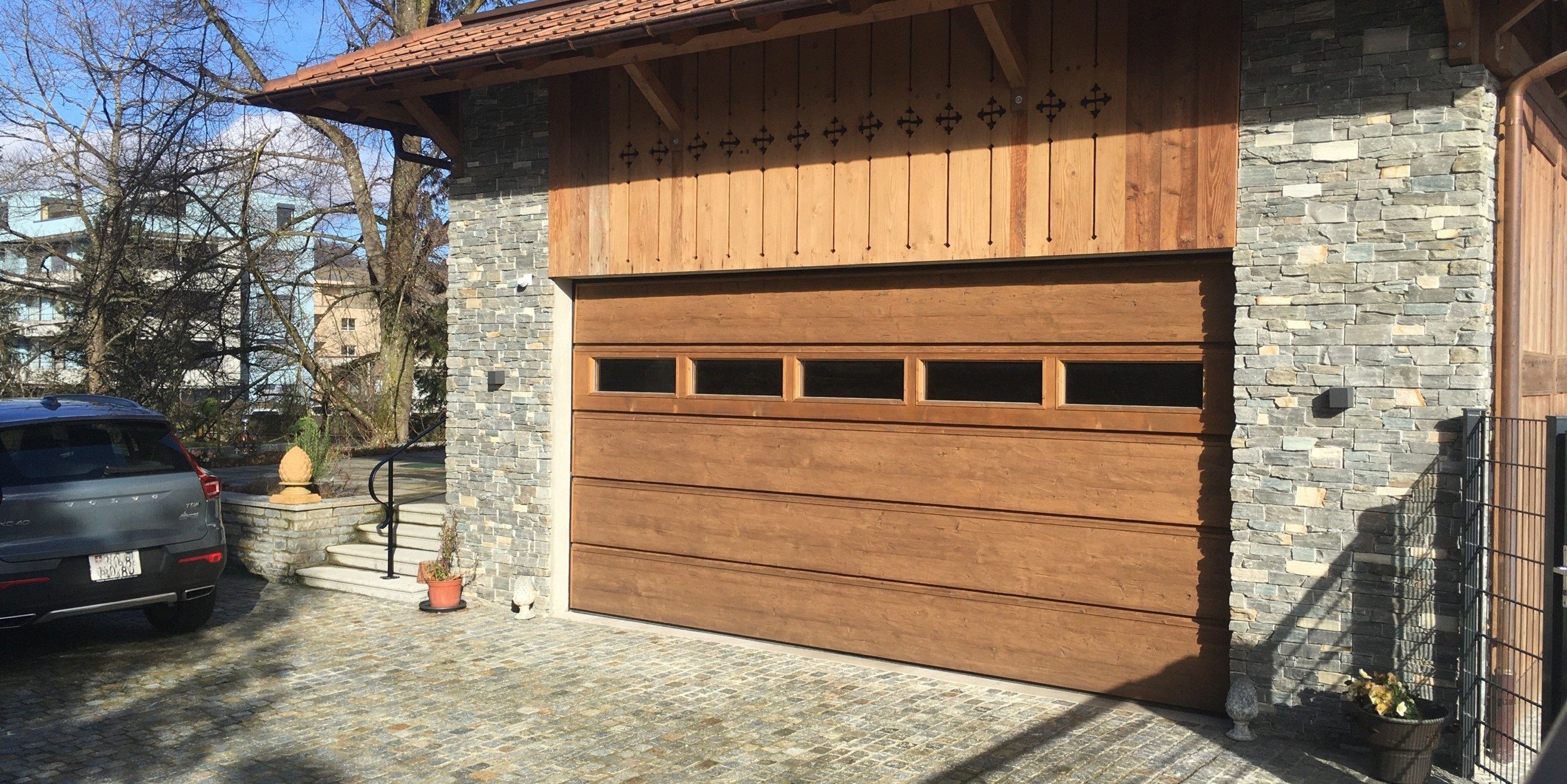 Holz Sektionaltore Sektionaltore Allemann Gmbh Holz U Metallprodukte